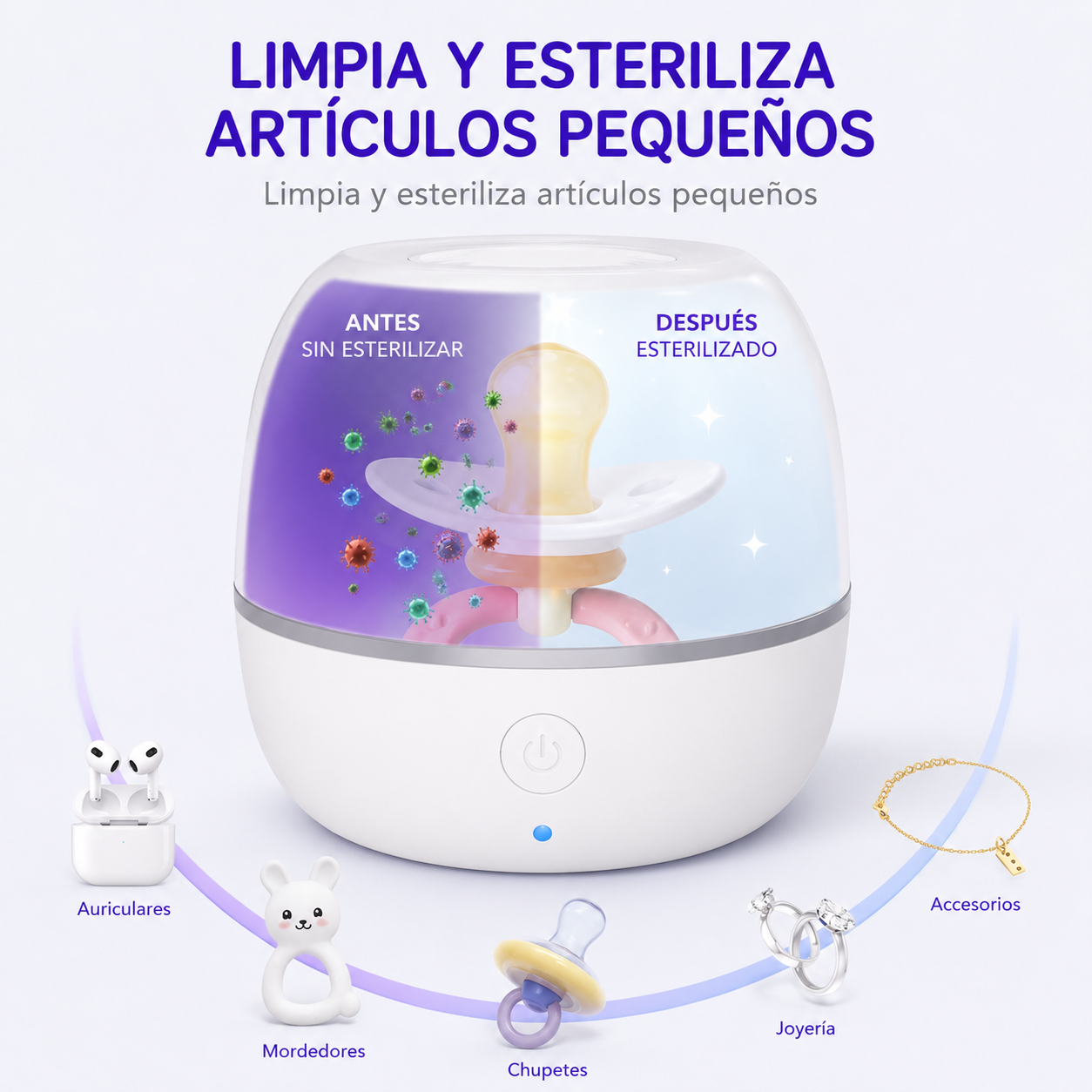 Esterilizador de chupetes